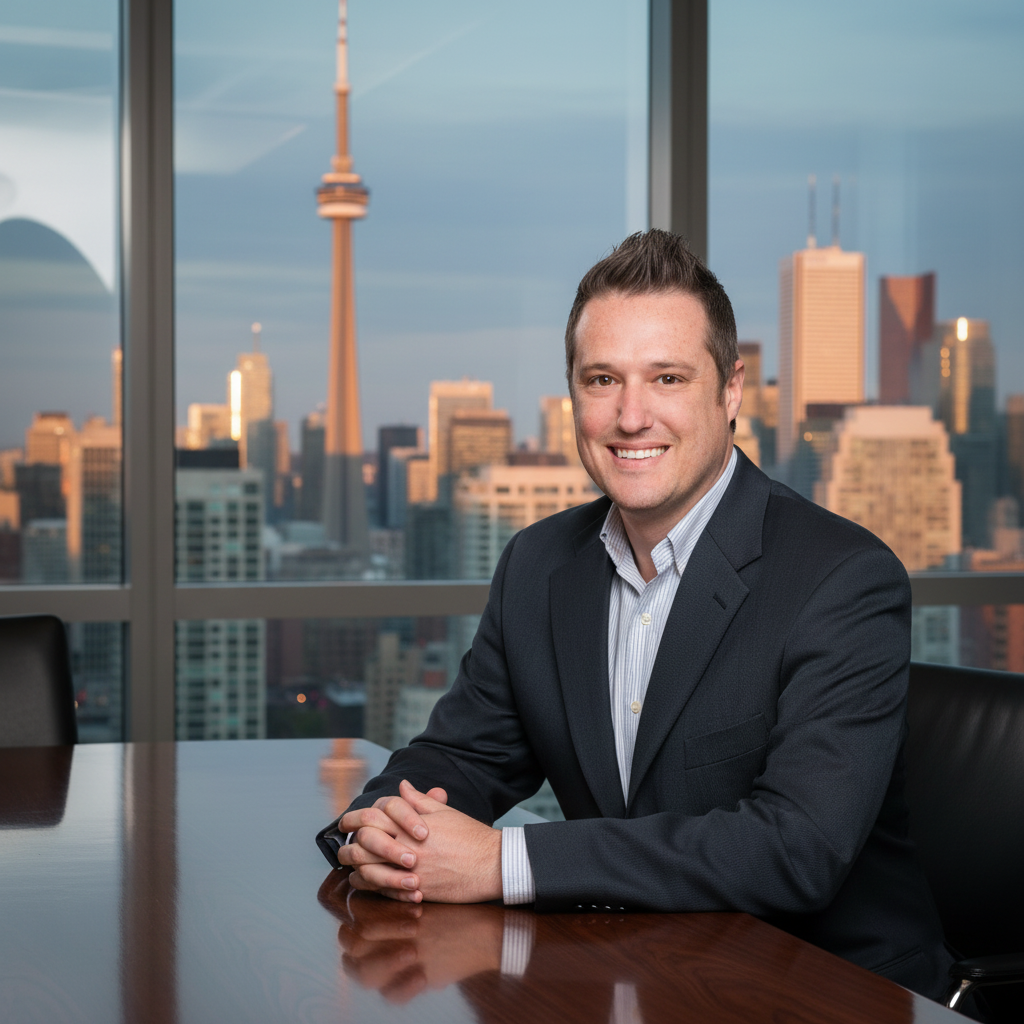 Blair J. Smith in a Toronto boardroom